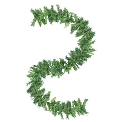 Northlight 9' X 10" Mixed Two-Tone Pine Artificial Christmas Garland, Unlit 5 Northlight 9' X 10" Mixed Two-Tone Pine Artificial Christmas Garland, Unlit - Image 3