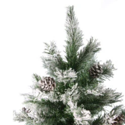 Northlight 6' Medium Flocked Angel Pine Artificial Christmas Tree - Unlit -Ornaments Store northlight v03979 secondary 55598.1667399133