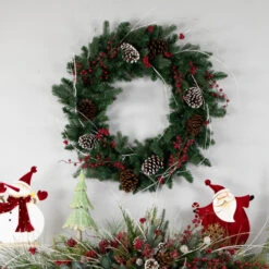 Northlight Mixed Eden Pine Artificial Christmas Wreath, 30-Inch, Unlit 10 Northlight Mixed Eden Pine Artificial Christmas Wreath, 30-Inch, Unlit -Ornaments Store northlight v03988 styled 2 92600.1691160924