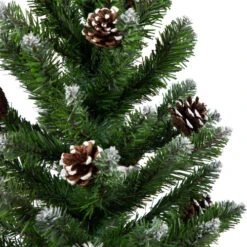 Northlight 24" Frosted Norway Pine With Pine Cones Medium Artificial Christmas Tree, Unlit -Ornaments Store northlight v03993 04 02393.1691247510