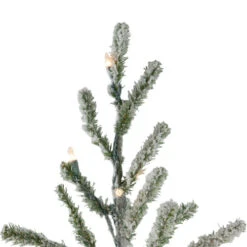 Northlight 5' Pre-Lit Medium Flocked Alpine Twig Artificial Christmas Tree - Warm White Lights -Ornaments Store northlight v04006 2 22198.1588350238