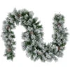 Northlight 6.75' X 12" Flocked Angel Pine And Pine Cones Artificial Christmas Garland - Unlit -Ornaments Store northlight v15090 01 73903.1690555851