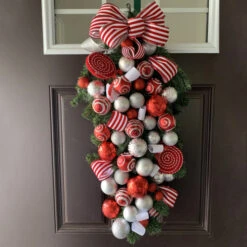 Northlight 32" Colorado Spruce Artificial Christmas Teardrop Swag - Unlit -Ornaments Store northlight v15100 cxpic 55351.1668846666