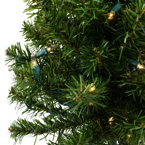 Northlight 18" Pre-Lit Medium Canadian Pine Artificial Christmas Tree - Clear Lights 7 Northlight 18" Pre-Lit Medium Canadian Pine Artificial Christmas Tree - Clear Lights - Image 5