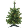 Northlight 18" Pre-Lit Medium Canadian Pine Artificial Christmas Tree - Multicolor Lights -Ornaments Store northlight v15845 1 54345.1587644032