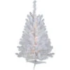 Northlight 3' Pre-Lit LED Snow White Medium Artificial Christmas Tree - Clear Lights -Ornaments Store northlight v15870 01 91593.1692285357