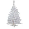 Northlight 3' Pre-Lit Snow White Artificial Christmas Tree, Multi Lights 2 Northlight 3' Pre-Lit Snow White Artificial Christmas Tree, Multi Lights -Ornaments Store northlight v15872 01 11731.1692371581