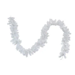 Northlight 9' X 10" Pre-Lit LED White Artificial Christmas Garland - Multi Lights