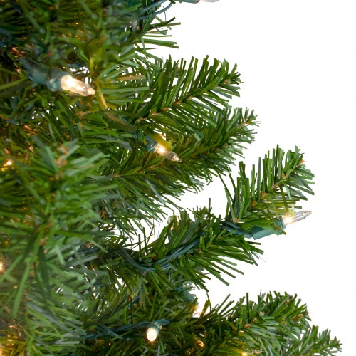 Northlight 6' Pre-Lit Medium Canadian Pine Artificial Christmas Tree, Clear Lights 4 Northlight 6' Pre-Lit Medium Canadian Pine Artificial Christmas Tree, Clear Lights - Image 2