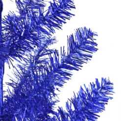 Northlight 3' Medium Blue Tinsel Twig Pine Artificial Christmas Tree - Unlit 5 Northlight 3' Medium Blue Tinsel Twig Pine Artificial Christmas Tree - Unlit -Ornaments Store northlight v15944 closeup 05916.1587644066