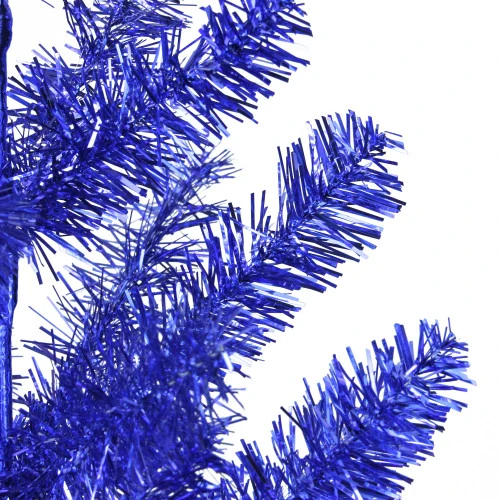 Northlight 3' Medium Blue Tinsel Twig Pine Artificial Christmas Tree - Unlit 4 Northlight 3' Medium Blue Tinsel Twig Pine Artificial Christmas Tree - Unlit - Image 2
