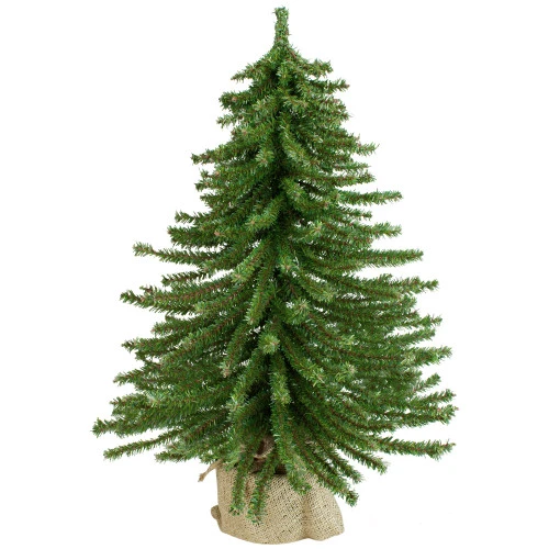 Northlight 2' Potted Downswept Mini Village Pine Medium Artificial Christmas Tree, Unlit 3 Northlight 2' Potted Downswept Mini Village Pine Medium Artificial Christmas Tree, Unlit