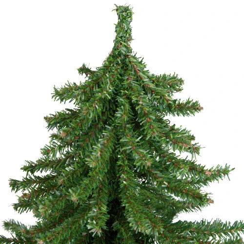 Northlight 2' Potted Downswept Mini Village Pine Medium Artificial Christmas Tree, Unlit 6 Northlight 2' Potted Downswept Mini Village Pine Medium Artificial Christmas Tree, Unlit - Image 4