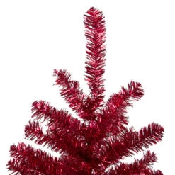 Northlight 3' Metallic Crimson Tinsel Artificial Christmas Tree - Unlit -Ornaments Store northlight v27325 2 97865.1588356225