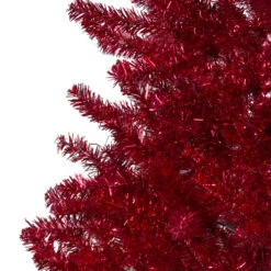 Northlight 4.5' Metallic Red Tinsel Artificial Christmas Tree - Unlit -Ornaments Store northlight v27326 1 35877.1587644031