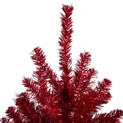 Northlight 4.5' Metallic Red Tinsel Artificial Christmas Tree - Unlit -Ornaments Store northlight v27326 2 39693.1587644031