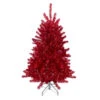 Northlight 4.5' Metallic Red Tinsel Artificial Christmas Tree - Unlit -Ornaments Store northlight v27326 20385.1587644031