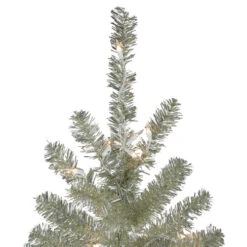 Northlight 6' Pre-Lit Silver Champagne Artificial Metallic Tinsel Christmas Tree - Clear Lights -Ornaments Store northlight v27339 2 30120.1588354087
