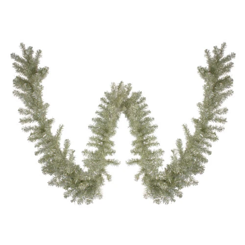 Northlight 9' X 12" Metallic Champagne Gold Artificial Christmas Tinsel Garland - Unlit 3 Northlight 9' X 12" Metallic Champagne Gold Artificial Christmas Tinsel Garland - Unlit