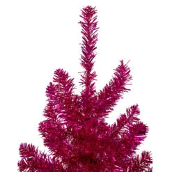 Northlight 4.5" Metallic Pink Tinsel Artificial Christmas Tree - Unlit -Ornaments Store northlight v27356 2 25208.1588354093