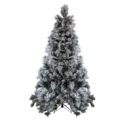 Northlight 7.5' Flocked Black Spruce Artificial Christmas Tree - Unlit