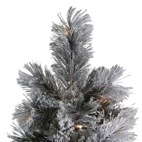 Northlight 7.5' Pre-Lit Full Black Spruce Artificial Christmas Tree - Clear LED Lights 6 Northlight 7.5' Pre-Lit Full Black Spruce Artificial Christmas Tree - Clear LED Lights - Image 4