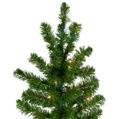 Northlight 6.5' Pre-Lit Canadian Pine Slim Artificial Christmas Wall Tree - Clear Lights -Ornaments Store northlight v27378 2 88705.1664379665