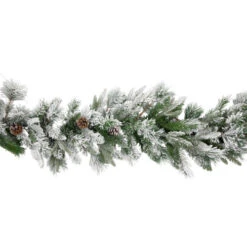 Northlight 9' X 14" Flocked Rosemary Emerald Angel Pine Artificial Christmas Garland - Unlit -Ornaments Store northlight v27389 03 56612.1690642112