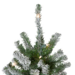 Northlight 6' Pre-Lit Flocked Alpine Artificial Christmas Tree, Clear Lights -Ornaments Store northlight v27441 2updated 11729.1671699957