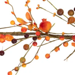 Northlight 5' X 6" Fall Harvest Berries And Leaves Twig Artificial Garland, Unlit 12 Northlight 5' X 6" Fall Harvest Berries And Leaves Twig Artificial Garland, Unlit -Ornaments Store northlight vm02195 03 48791.1696003612