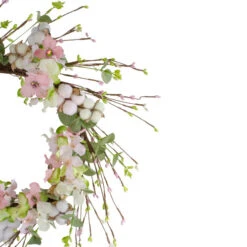 Northlight 18-Inch Pink And Green Hydrangeas With Cotton Artificial Floral Wreath 8 Northlight 18-Inch Pink And Green Hydrangeas With Cotton Artificial Floral Wreath -Ornaments Store northlight vm18629 2 updated 43139.1621447478