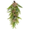 Northlight 28" Leaves And Succulents Artificial Spring Teardrop Swag - Unlit 1 Northlight 28" Leaves And Succulents Artificial Spring Teardrop Swag - Unlit -Ornaments Store northlight vm18923new 60463.1671008225