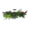 Northlight 32" Iced Mixed Pine, Berries And Pine Cones Christmas Pillar Candle Holder -Ornaments Store northlight vm26551 20871.1588355765