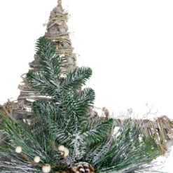 Northlight 24" Green, Gray, And Brown Frosted Mixed Pine Hanging Star Christmas Ornament -Ornaments Store northlight vm26559 1 66046.1587644019