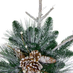 Northlight 24" Green And Winter White Frosted Mixed Pine Twig Snowflake Christmas Ornament 7 Northlight 24" Green And Winter White Frosted Mixed Pine Twig Snowflake Christmas Ornament -Ornaments Store northlight vm26560 2 34693.1587643945