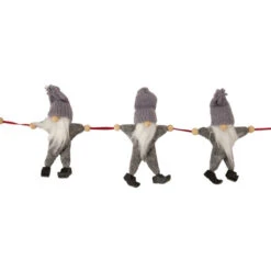 Northlight 30" Gray And White Knit Gnome Novelty Christmas Garland -Ornaments Store northlight wu86353gray 2 updated2022 15324.1665610428