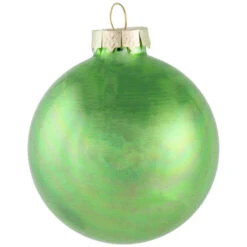 Northlight 9ct Grass Green Finish Glass Christmas Ball Ornaments 2.5" (65mm) -Ornaments Store northlight wy00747 1 41131.1677147410
