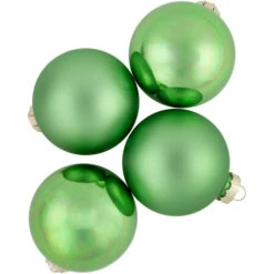 Northlight 9ct Grass Green Finish Glass Christmas Ball Ornaments 2.5" (65mm) -Ornaments Store northlight wy00747 5 68829.1677147411