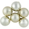 Northlight 6ct Gold 2-Finish Glass Ball Christmas Ornaments 3.25" (80mm) -Ornaments Store northlight wy00751 2 24980.1677147412