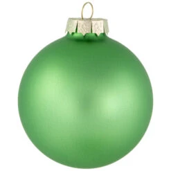Northlight 6ct Shiny And Matte Green Glass Ball Christmas Ornaments 3.25" (82mm) -Ornaments Store northlight wy00755 5 27474.1677147726
