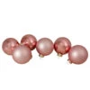 Northlight 6ct Shiny And Matte Baby Pink Glass Ball Christmas Ornaments 3.25" (80mm) 1 Northlight 6ct Shiny And Matte Baby Pink Glass Ball Christmas Ornaments 3.25" (80mm) -Ornaments Store northlight wy00759 57384.1665346758