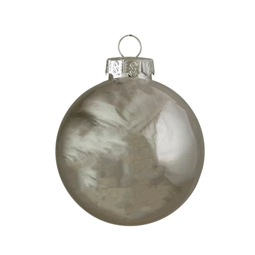 Northlight 40ct Shiny And Matte Silver Glass Ball Christmas Ornaments 2.5" 5 Northlight 40ct Shiny And Matte Silver Glass Ball Christmas Ornaments 2.5" - Image 3