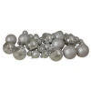 Northlight 40ct Shiny And Matte Silver Glass Ball Christmas Ornaments 2.5" -Ornaments Store northlight wy04142 78854.1664990619