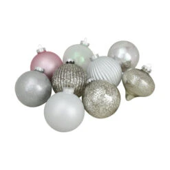 Northlight 9ct Silver 3-Finish Shatterproof Christmas Ball And Onion Ornaments 3.75" (95mm) 7 Northlight 9ct Silver 3-Finish Shatterproof Christmas Ball And Onion Ornaments 3.75" (95mm) -Ornaments Store northlight wy04167 3 67306.1664811129