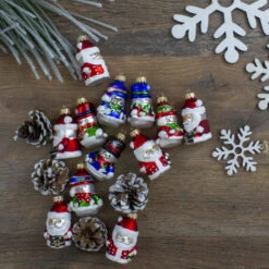 Northlight 12ct Red Winter Snowmen And Santa Claus Figurine Glass Christmas Ornaments 2.5" 7 Northlight 12ct Red Winter Snowmen And Santa Claus Figurine Glass Christmas Ornaments 2.5" -Ornaments Store northlight wy04168 3 28398.1600478513