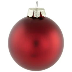 Northlight 72ct Red And Gold Matte Glass Christmas Ball Ornaments 4" (100mm) 12 Northlight 72ct Red And Gold Matte Glass Christmas Ball Ornaments 4" (100mm) -Ornaments Store northlight wy15214 1 05348.1677147730