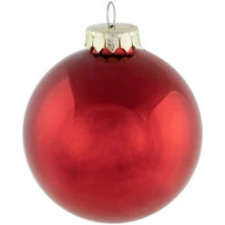 Northlight 72ct Red 2-Finish Glass Christmas Ball Ornaments 4" (100mm) 10 Northlight 72ct Red 2-Finish Glass Christmas Ball Ornaments 4" (100mm) -Ornaments Store northlight wy15217 1 47609.1677147725
