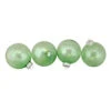 Northlight 4ct Green And Clear Shiny Iridescent Glass Christmas Ball Ornaments 3.25" (80mm) -Ornaments Store northlight wy15232 46044.1587644073
