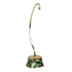 Northlight 12.25" Holly And Berries Gold Christmas Ornament Holder -Ornaments Store northlight wy15255 2 18717.1587644067