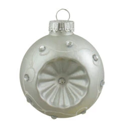 Northlight 6ct Red And Silver Retro Reflector Matte Glass Christmas Ball Ornament Set 3.25" (82mm) -Ornaments Store northlight wy27598 2 27008.1588344184